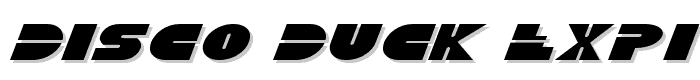 Disco Duck ExpItalic font